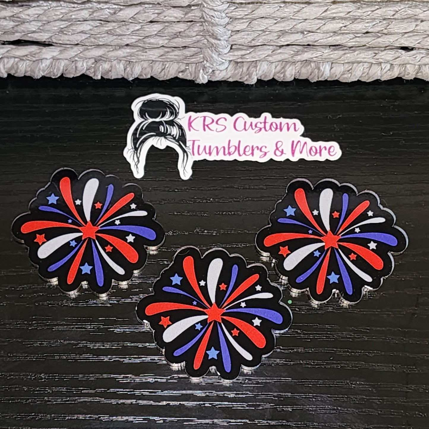 RTS Badge Reels - Fireworks