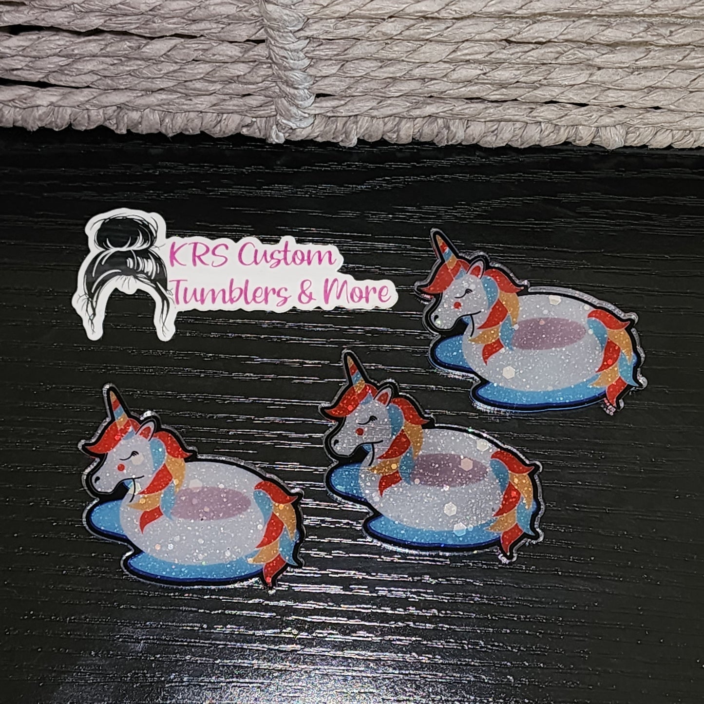 RTS Badge Reels - Unicorn Pool Float