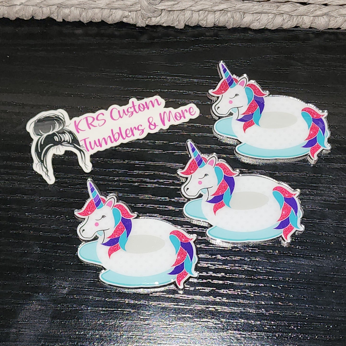 RTS Badge Reels - Unicorn Pool Float