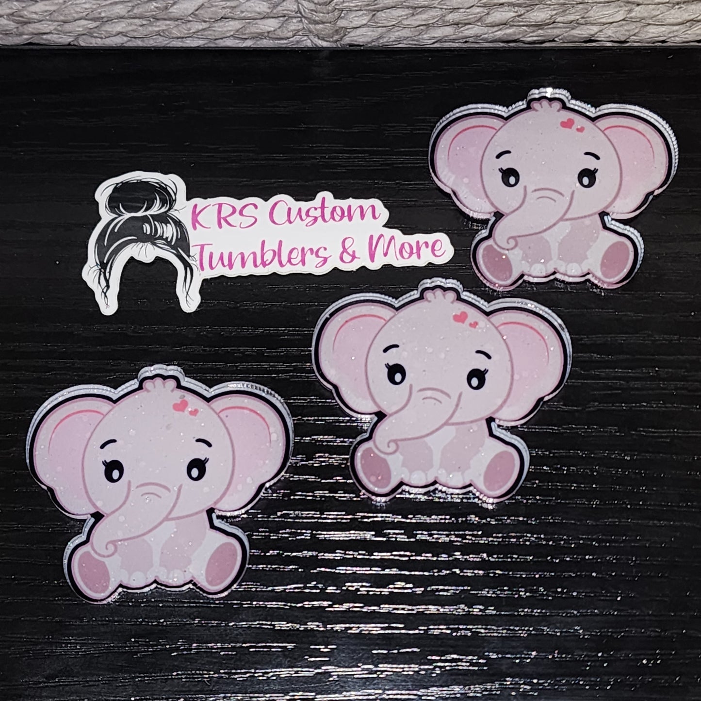 RTS Badge Reels - Baby Elephant