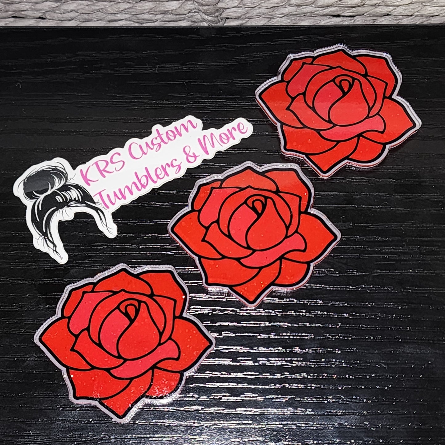RTS Badge Reels - Blooming Rose