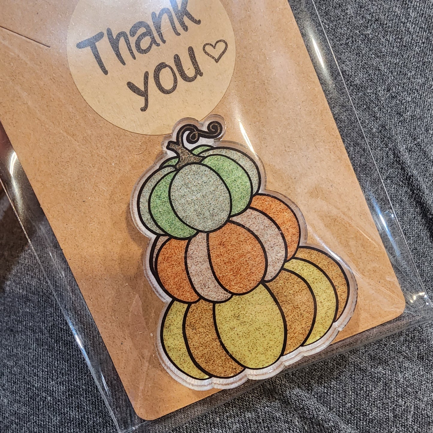 RTS Badge Reels - Stacked Pumpkins