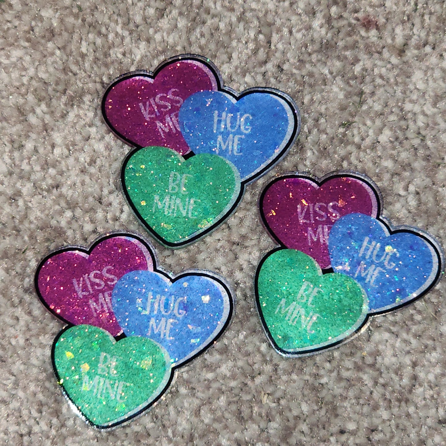 RTS Badge Reels - Conversation Hearts