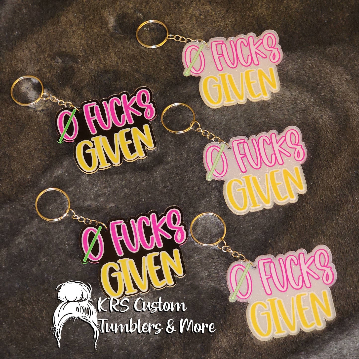 RTS Keychains - Zero Fucks Given