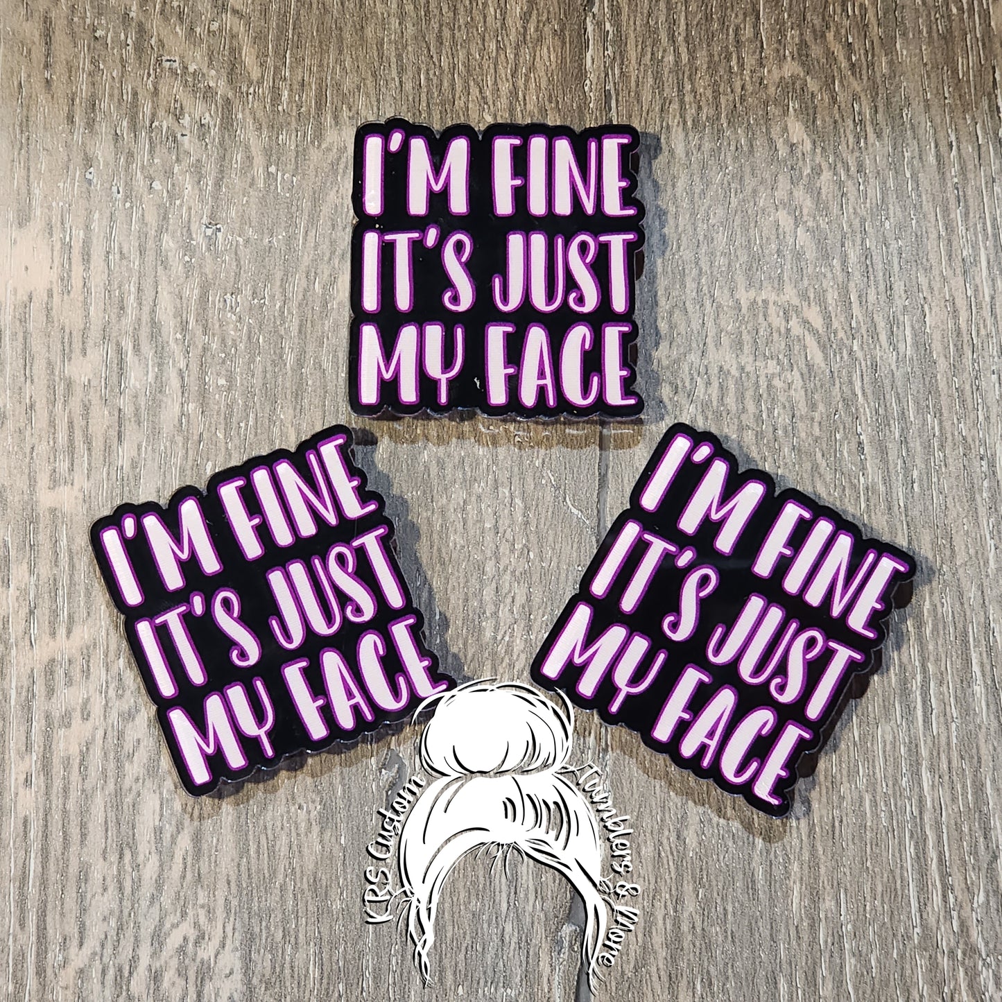 RTS Badge Reels - It's Just My Face