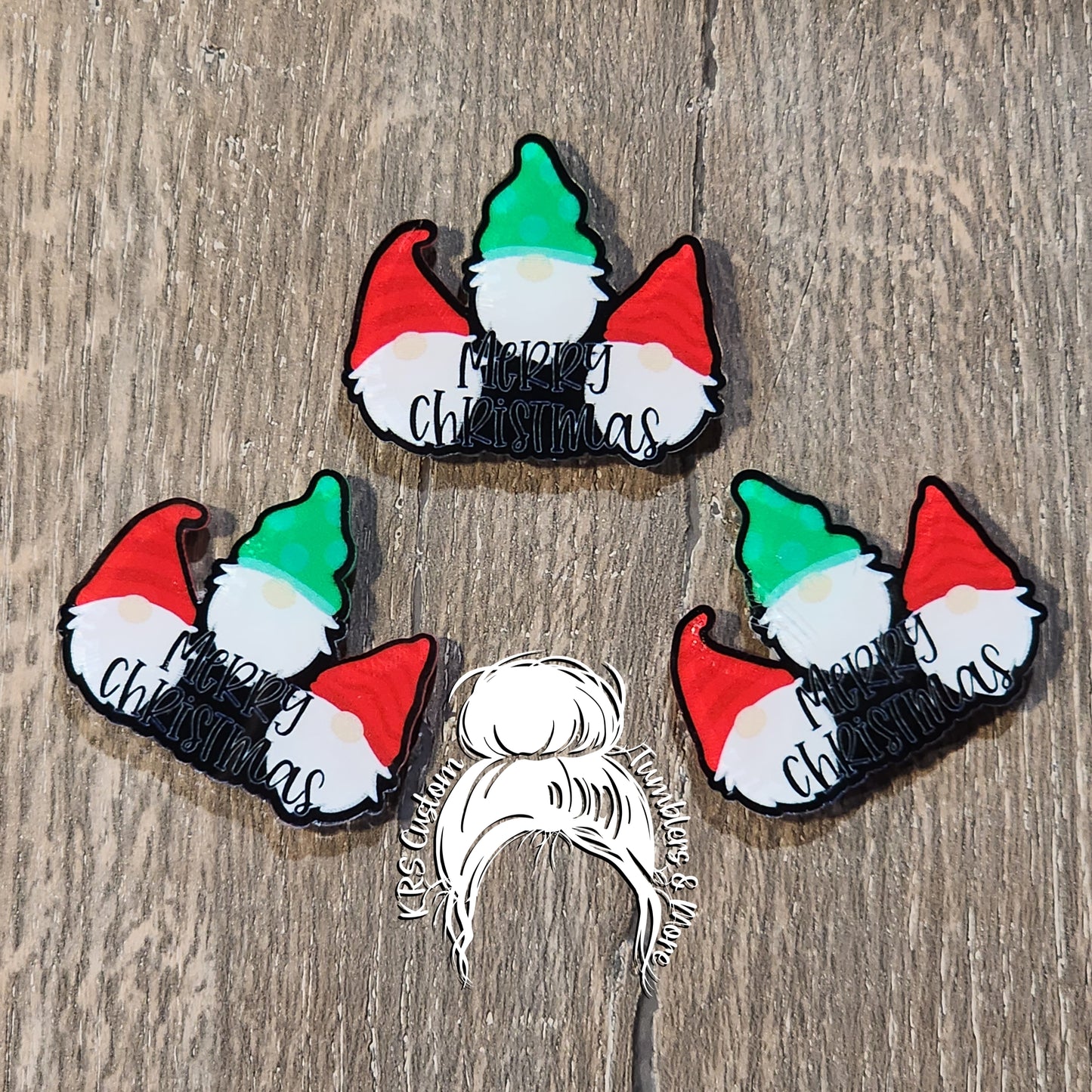 RTS Badge Reels - Merry Christmas Gnomes