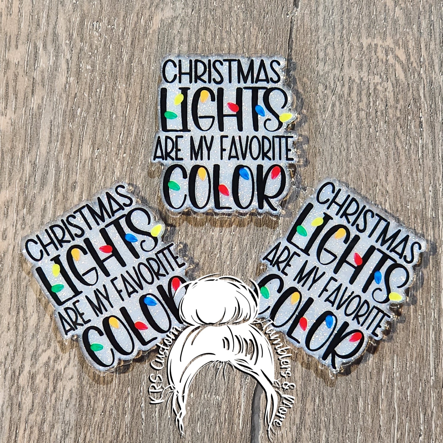 RTS Badge Reels - Christmas Lights are my Favorite