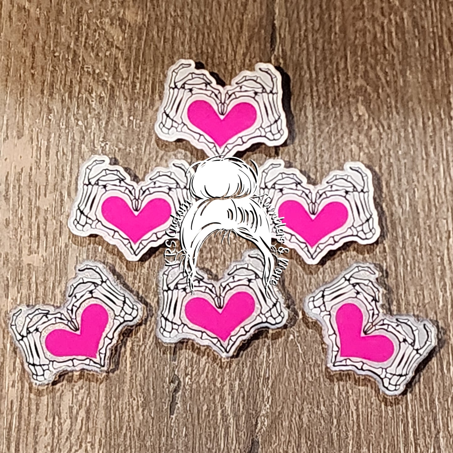 RTS Badge Reels - Skeleton Heart