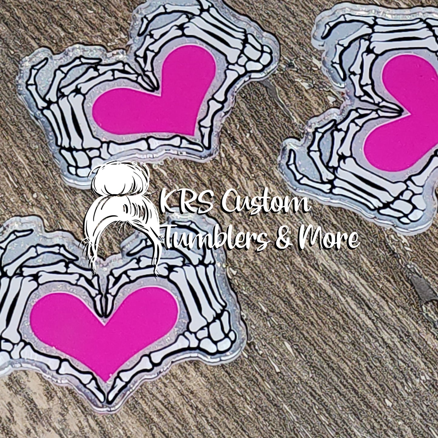 RTS Badge Reels - Skeleton Heart