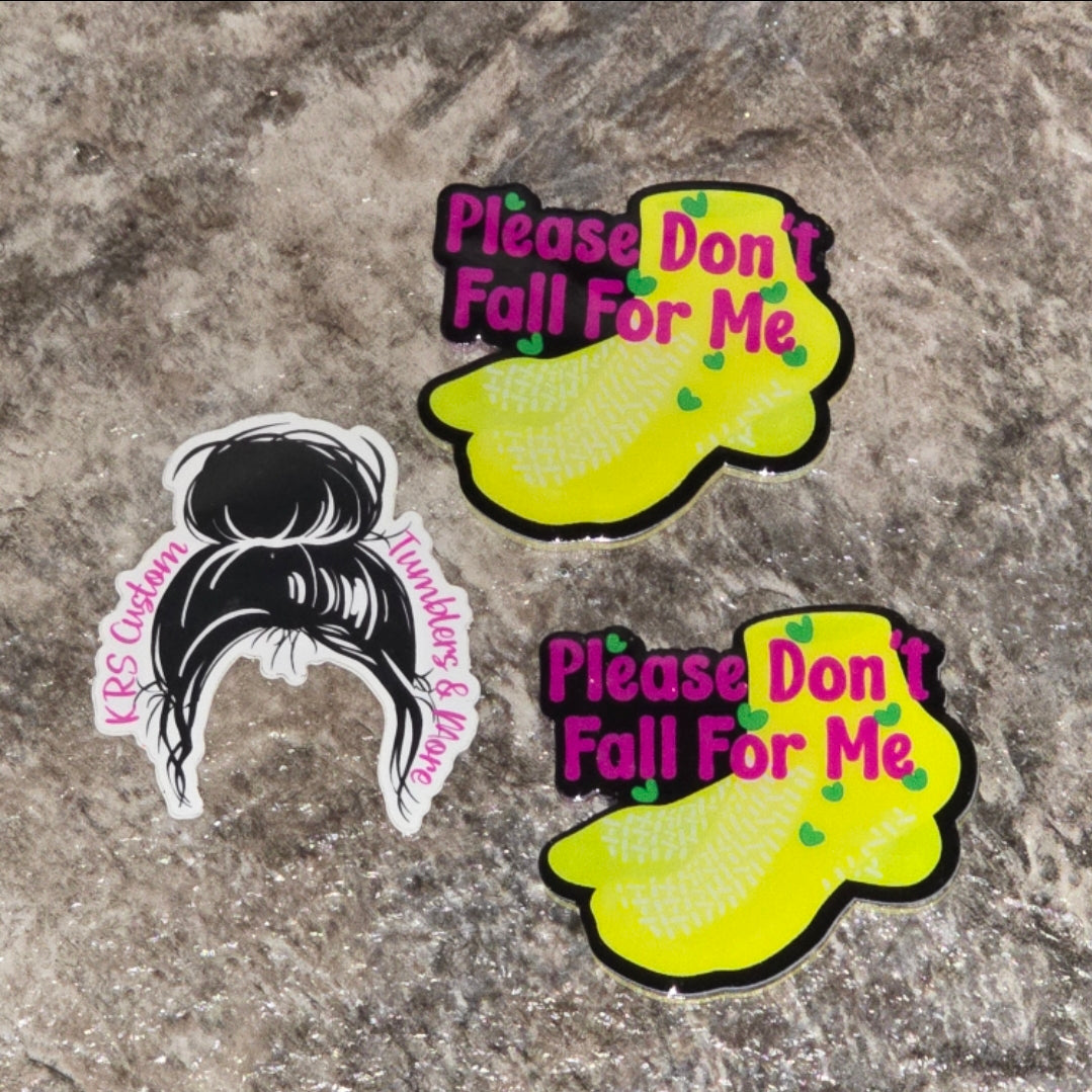 RTS Badge Reels - Please don't fall for me