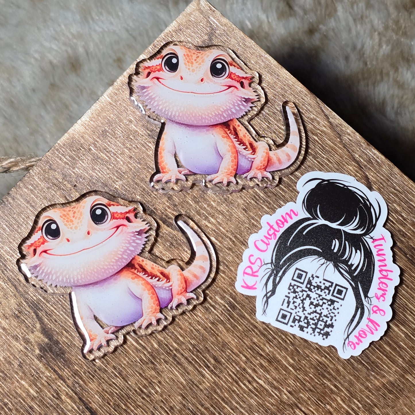 RTS Badge Reels - Bearded Dragon