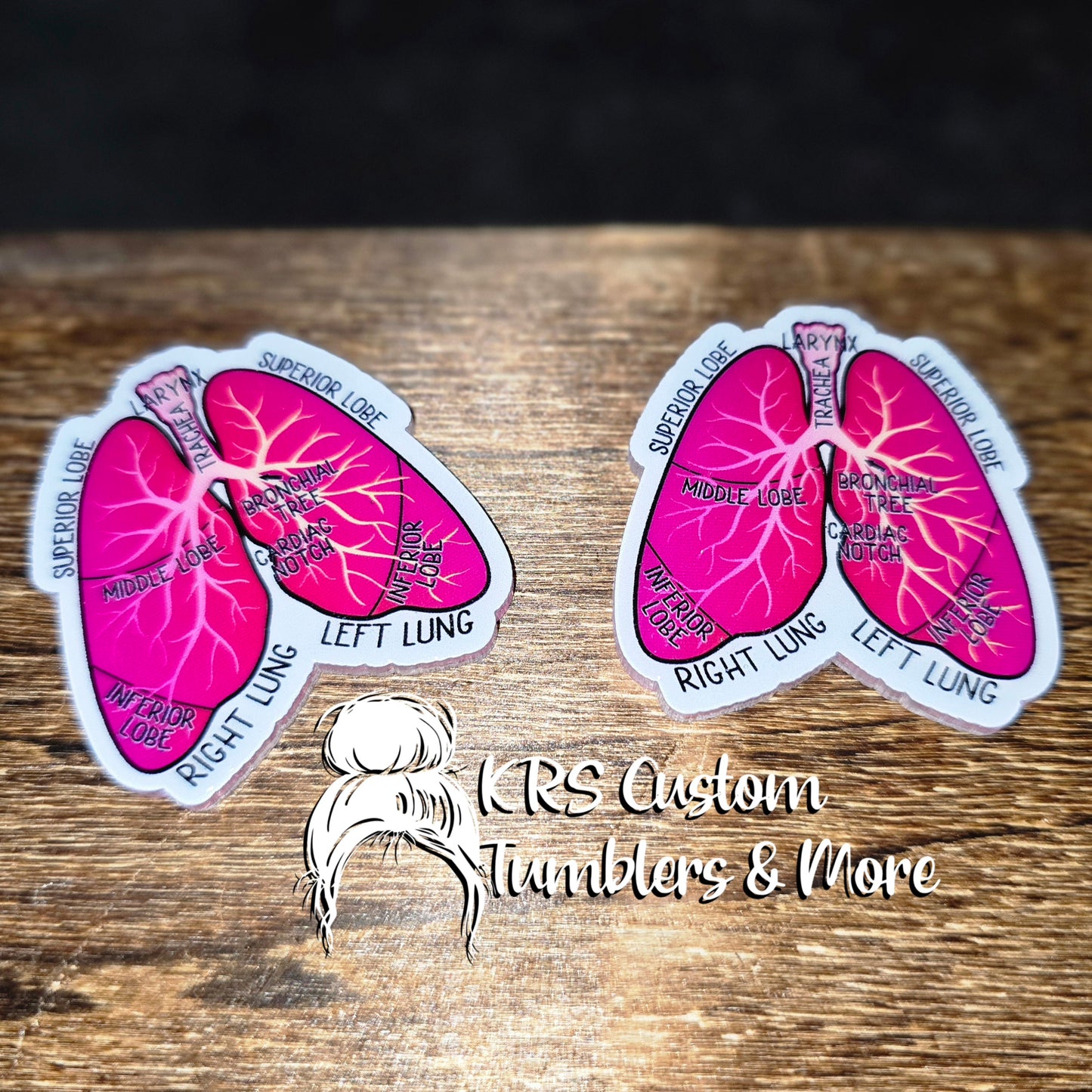 RTS Badge Reels - Labeled Lungs