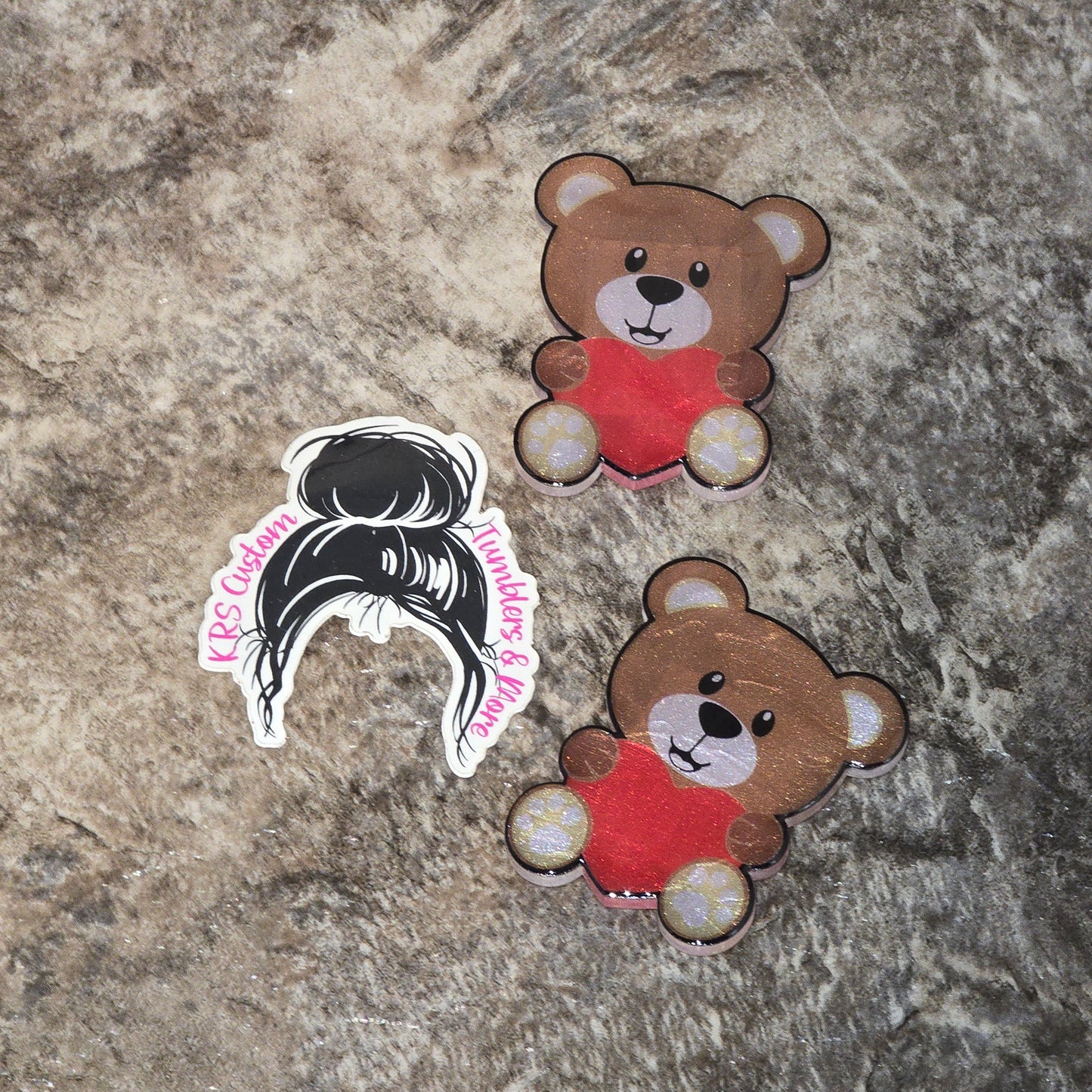 RTS Badge Reels - Teddy with Heart