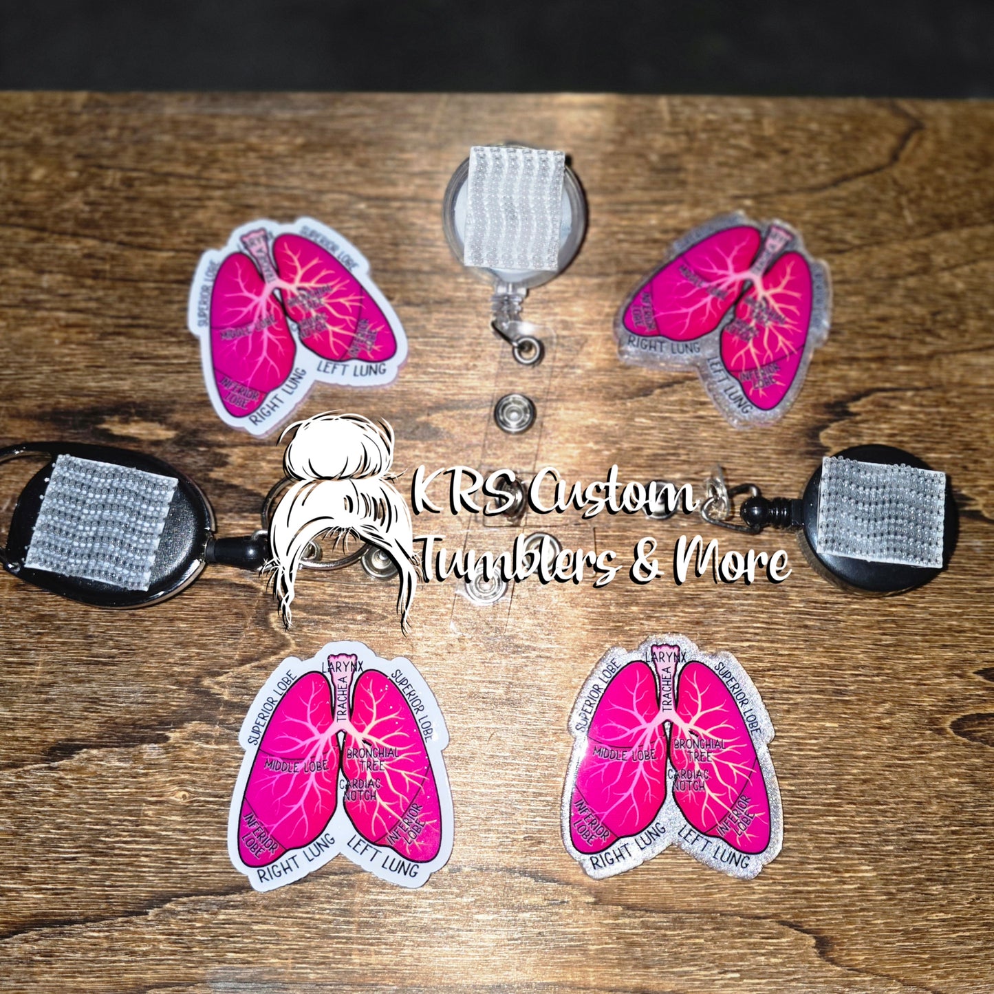 RTS Badge Reels - Labeled Lungs