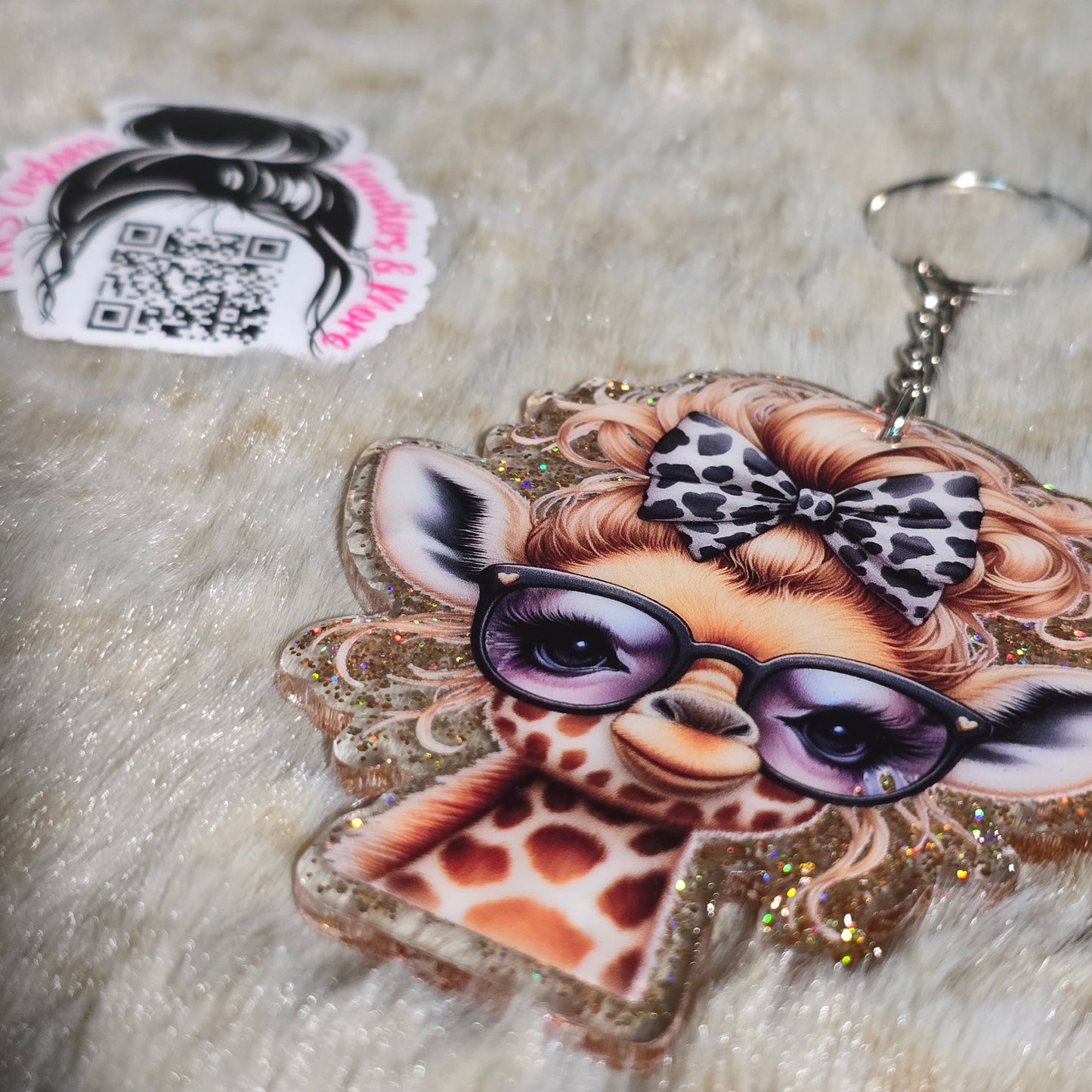 RTS Keychains - Glamor Giraffe