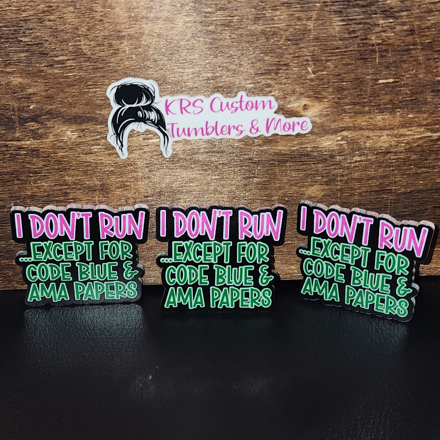 RTS Badge Reels - I Don't Run