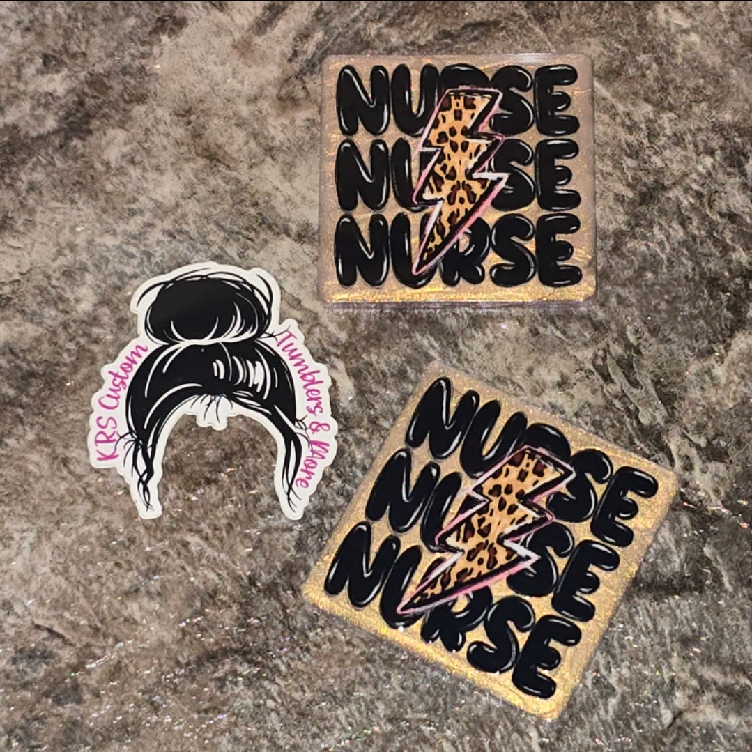 RTS Badge Reels - Nurse Bolt