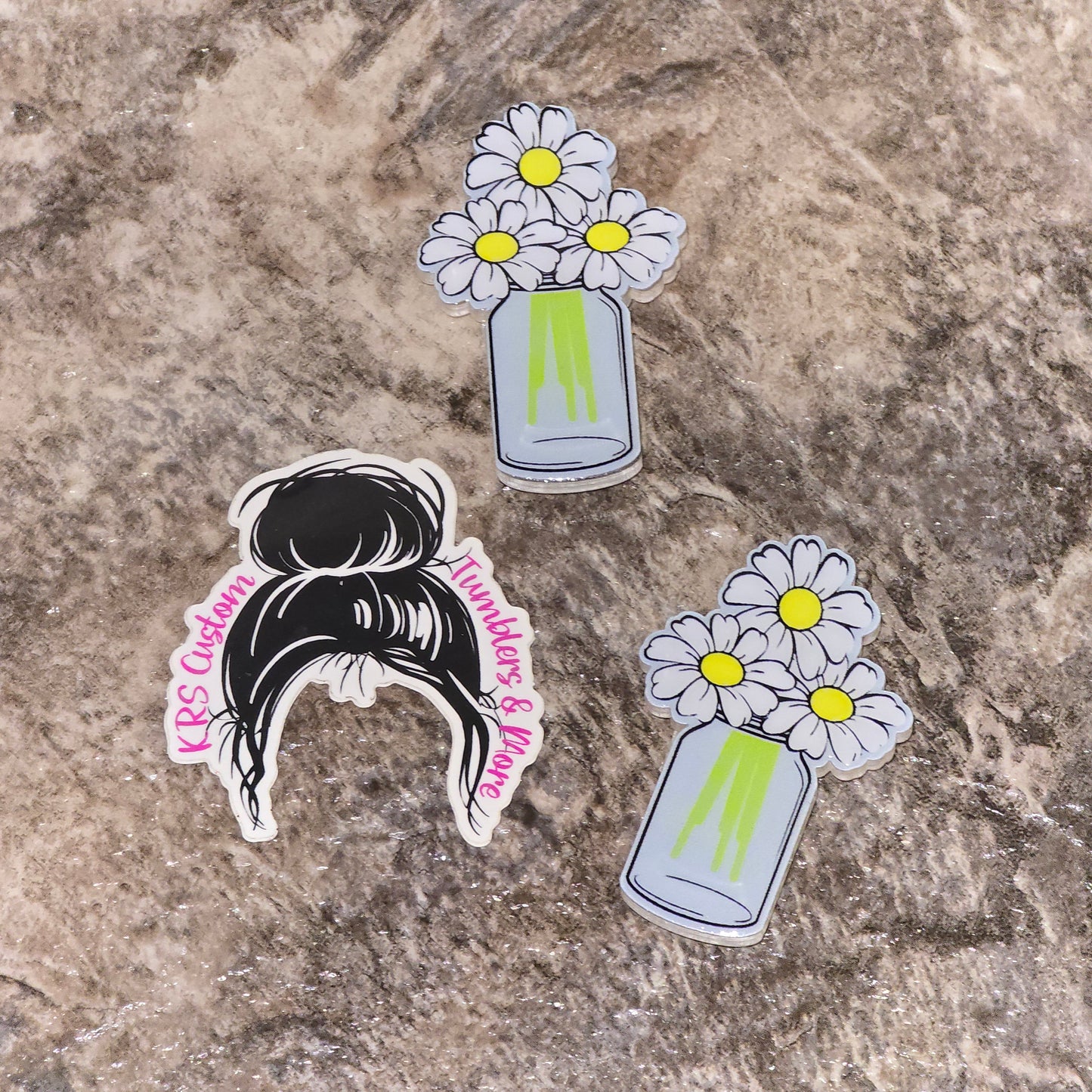 RTS Badge Reels - Jar of Daisies🫙