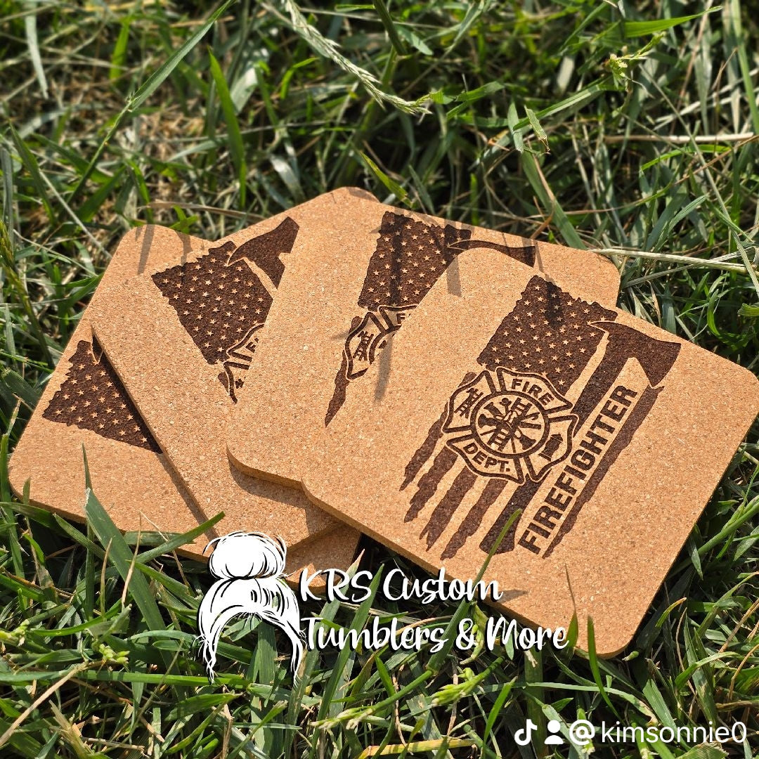 RTS Cork Coasters - Fire Dept