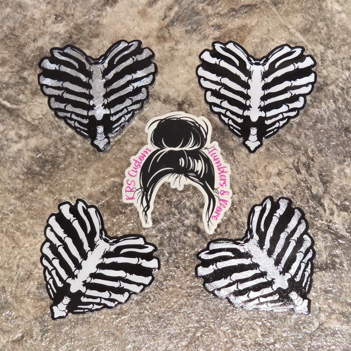 RTS Badge Reels - Heart Ribcage