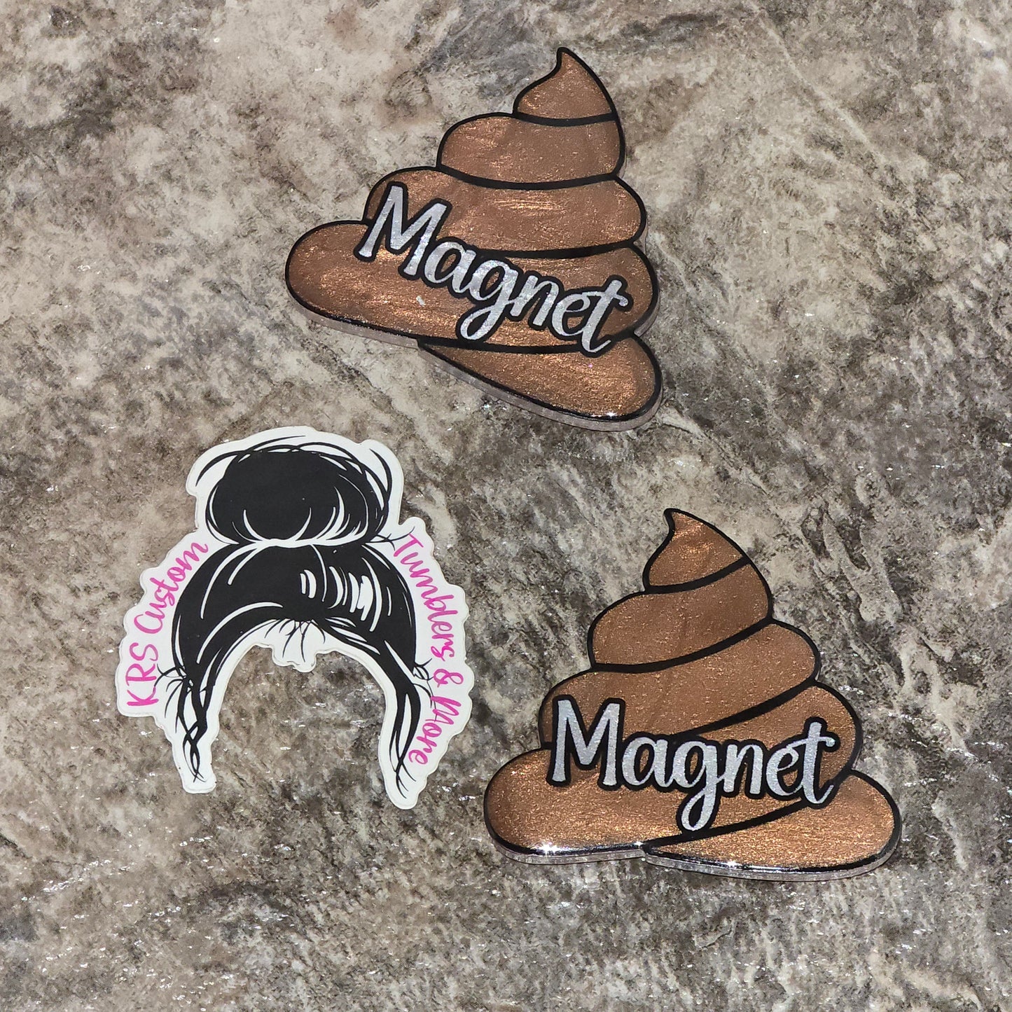 RTS Badge Reels - Poop Emoji