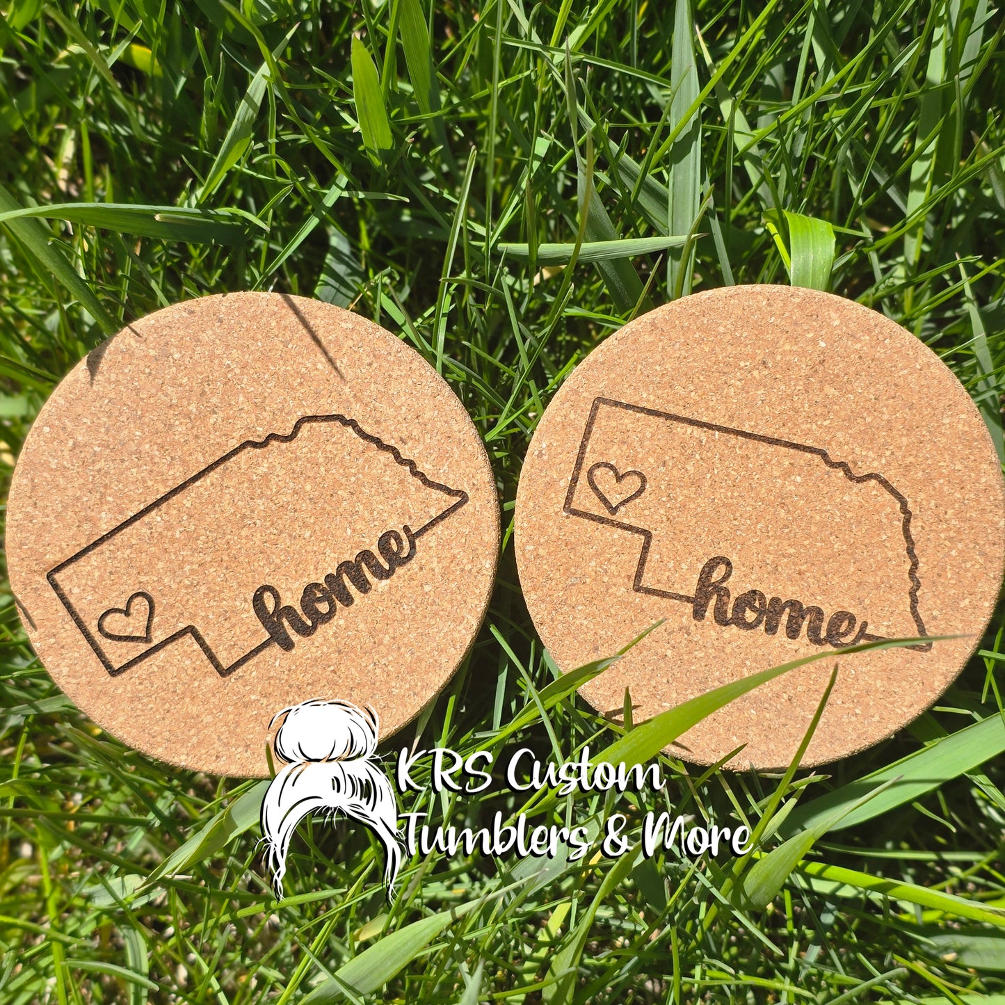 RTS Cork Coasters - Nebraska
