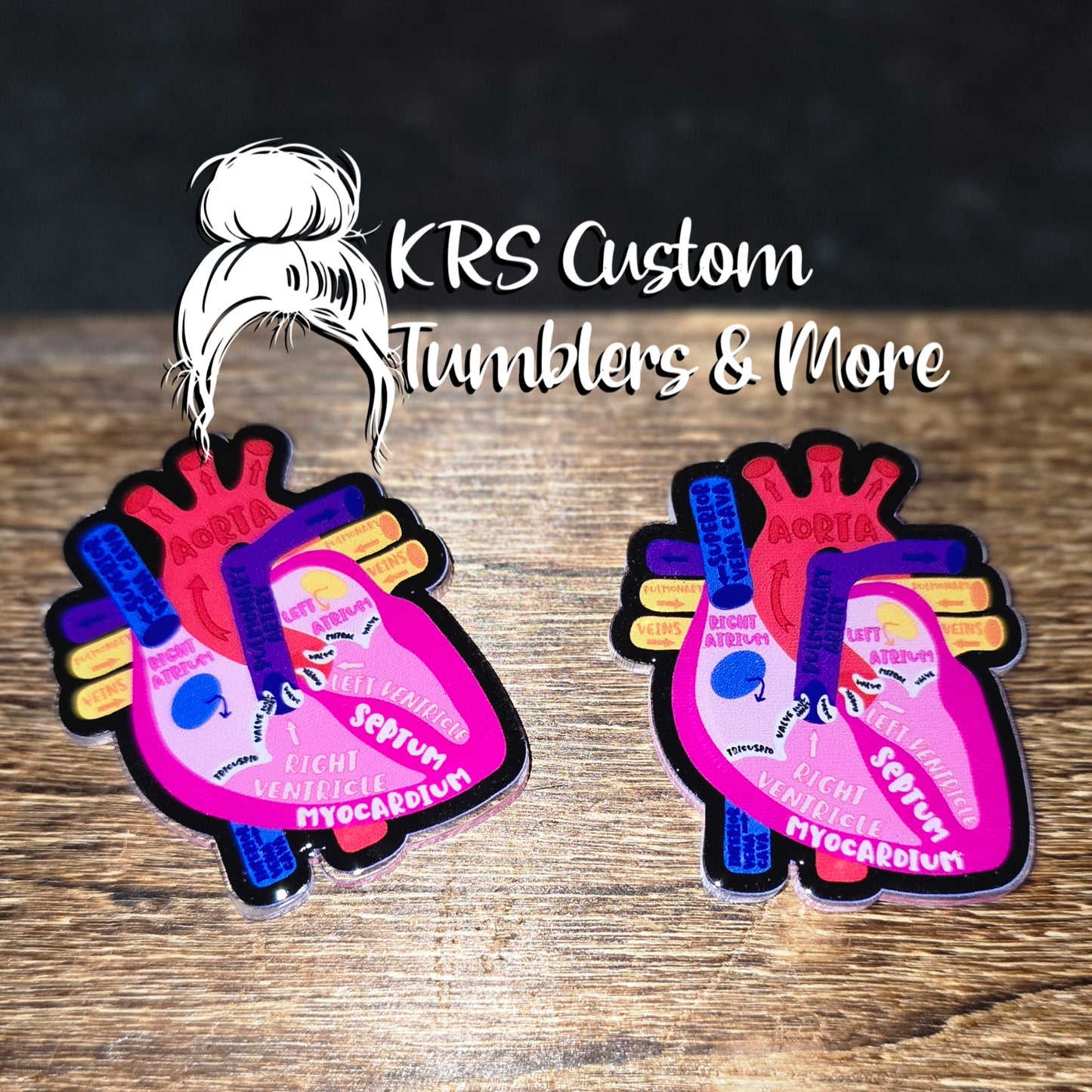 RTS Badge Reels - Labeled Heart