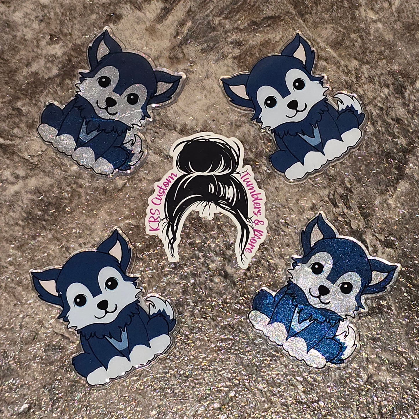RTS Badge Reels - Sitting Wolf