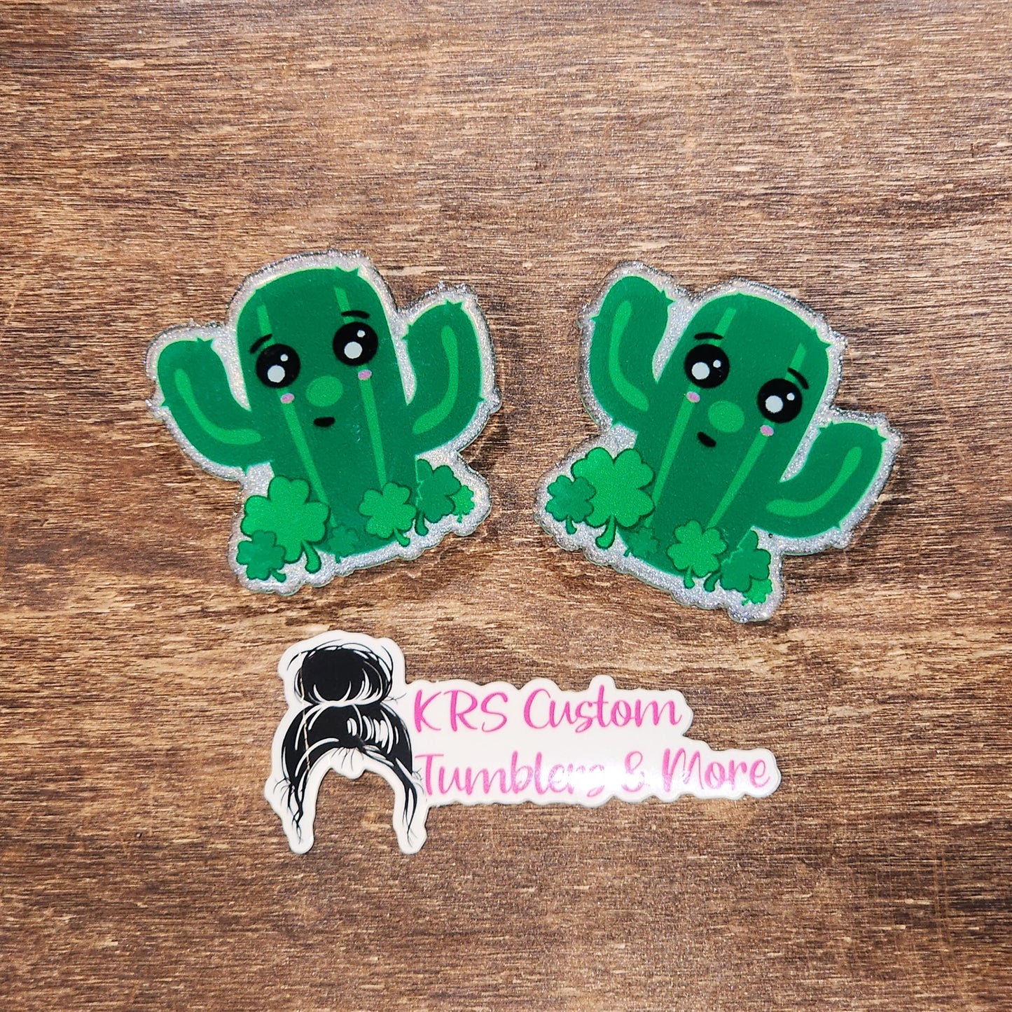 RTS Badge Reels - Cactus w/ Clovers