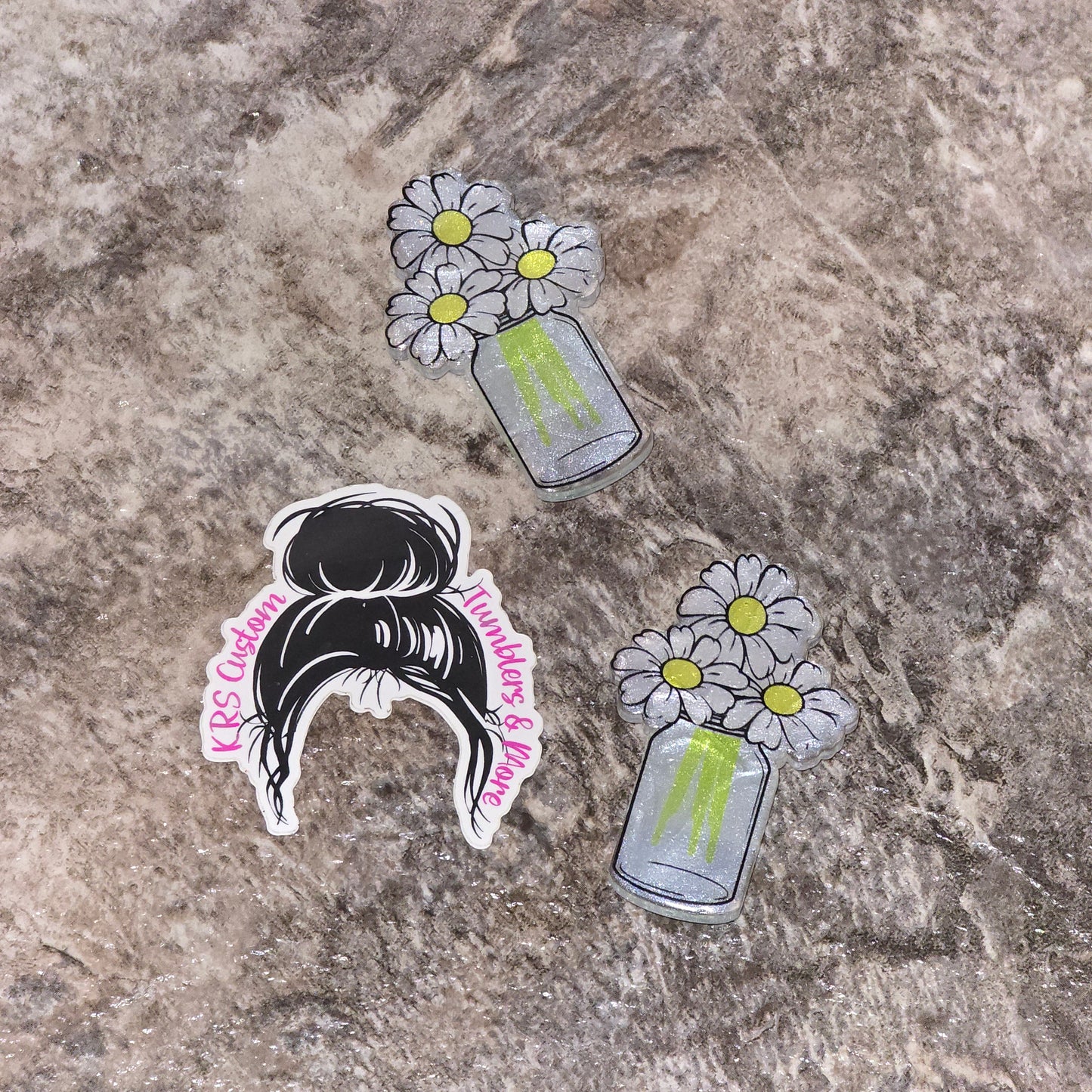 RTS Badge Reels - Jar of Daisies🫙