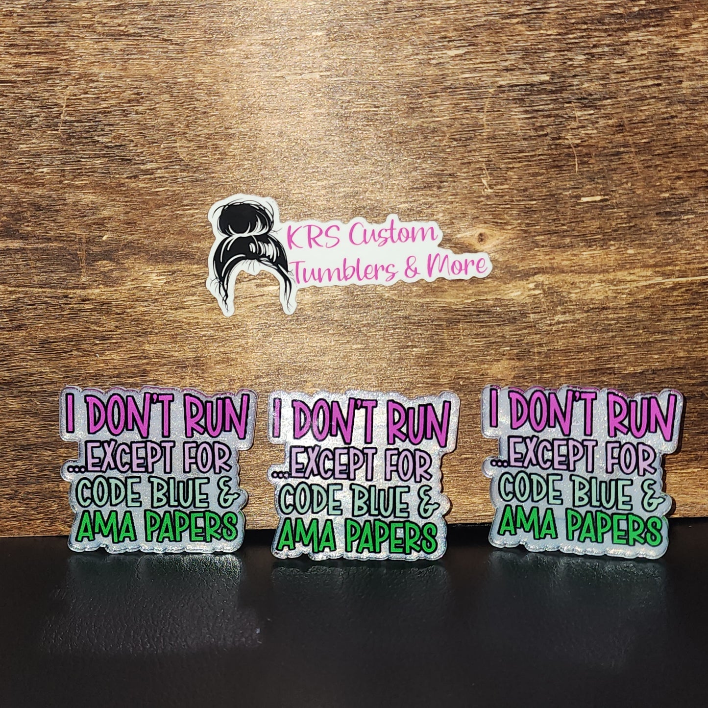 RTS Badge Reels - I Don't Run