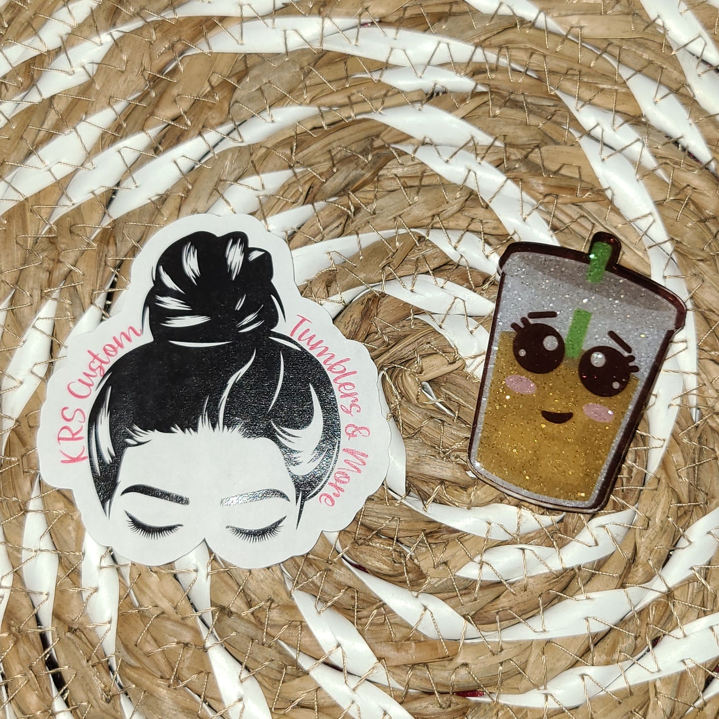 RTS Badge Reels - Iced Coffee