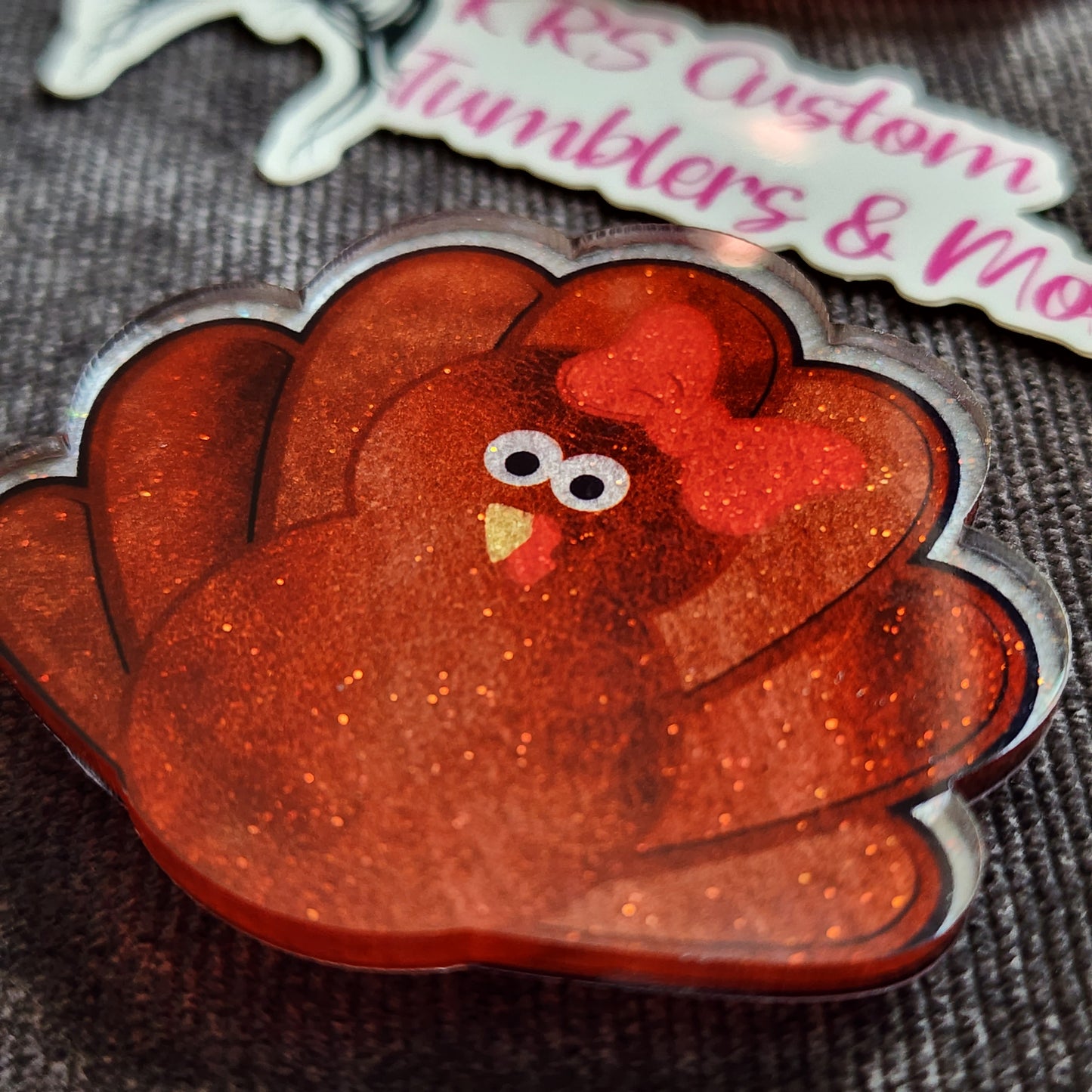 RTS Badge Reels - Turkey w/ Bow