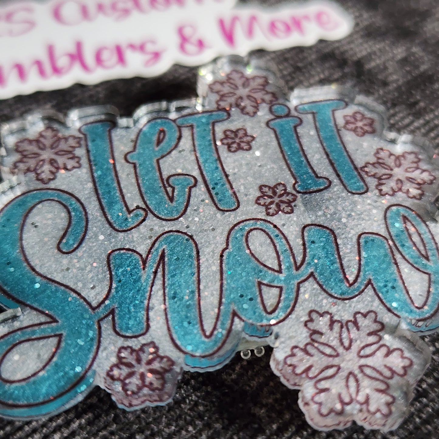RTS Badge Reels - Let it Snow