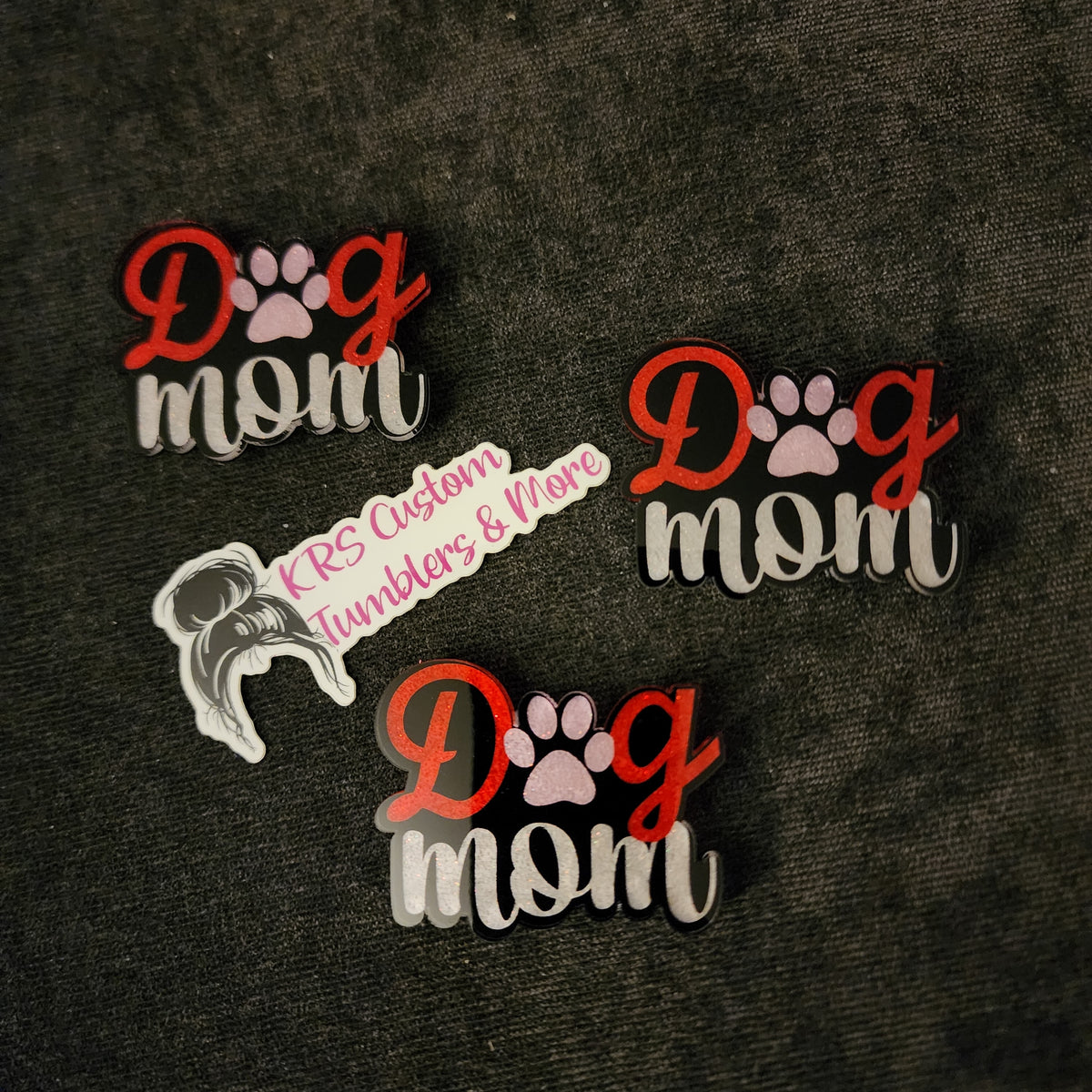 RTS Badge Reels - Dog Mom