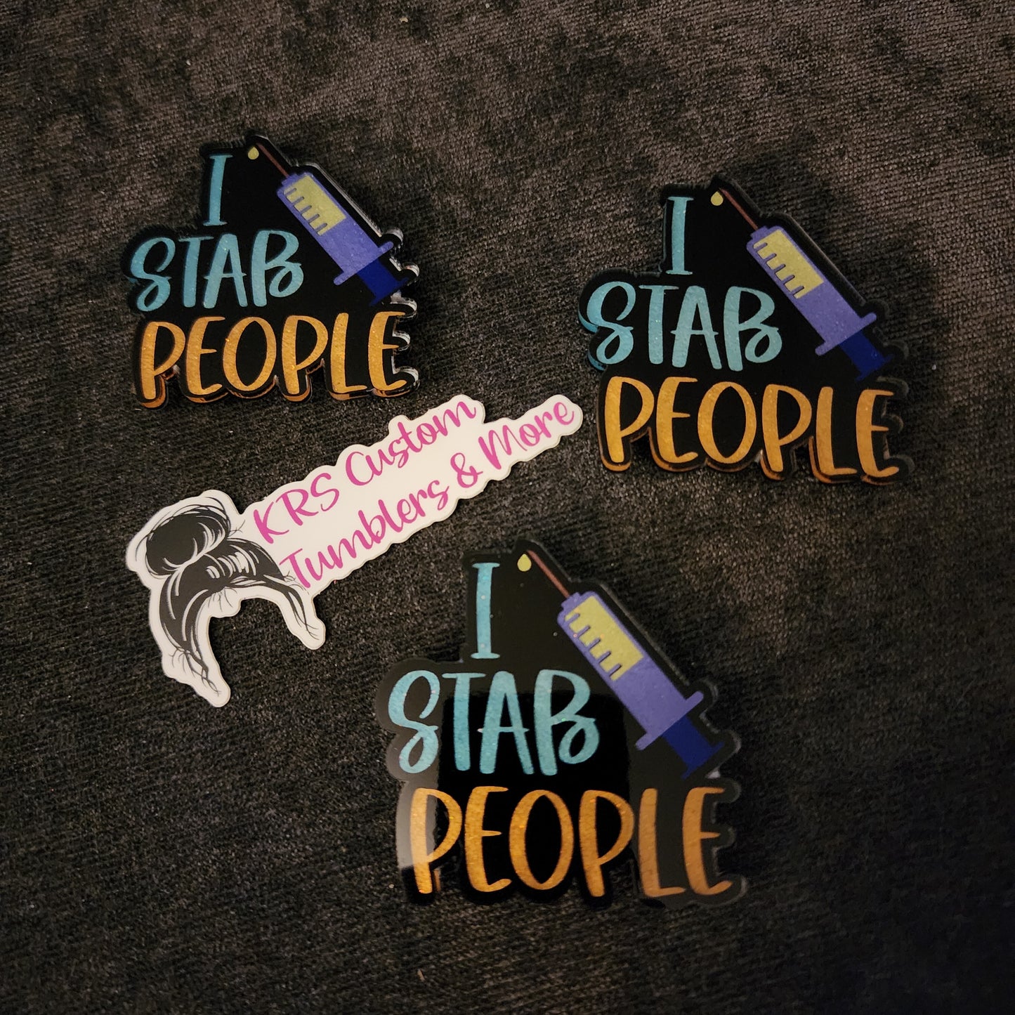 RTS Badge Reels - I Stab People
