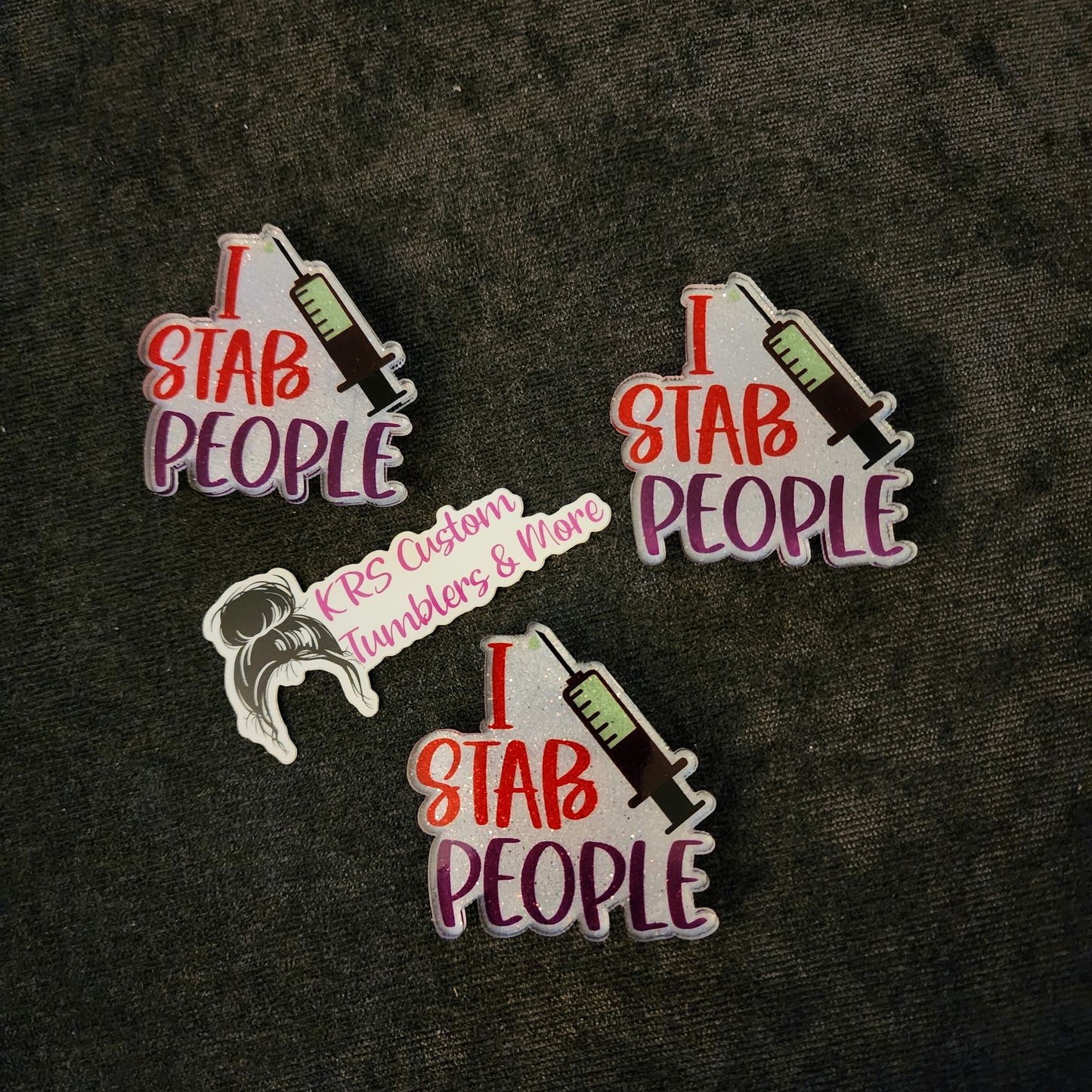 RTS Badge Reels - I Stab People