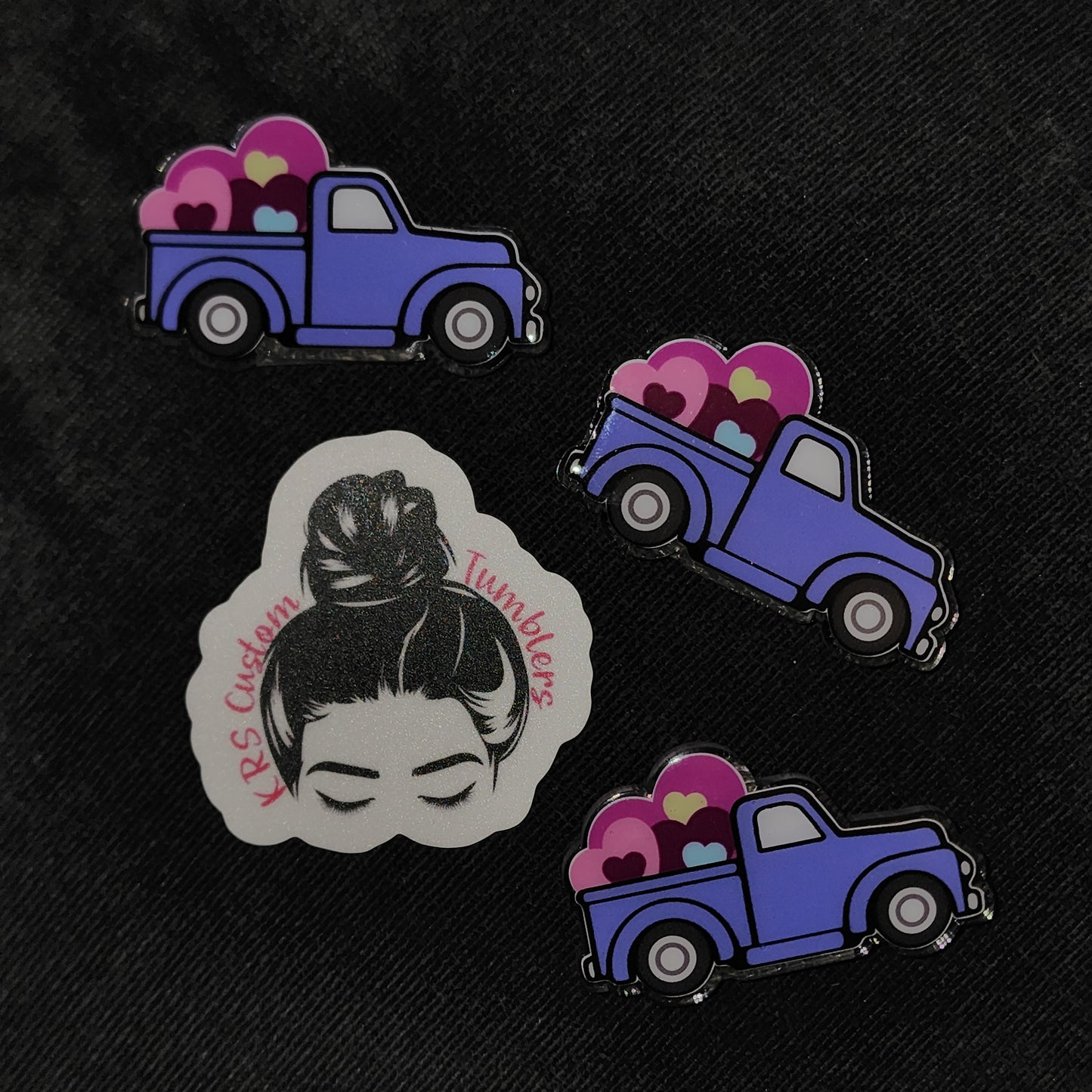 RTS Badge Reels - Heart Truck Badge Reels