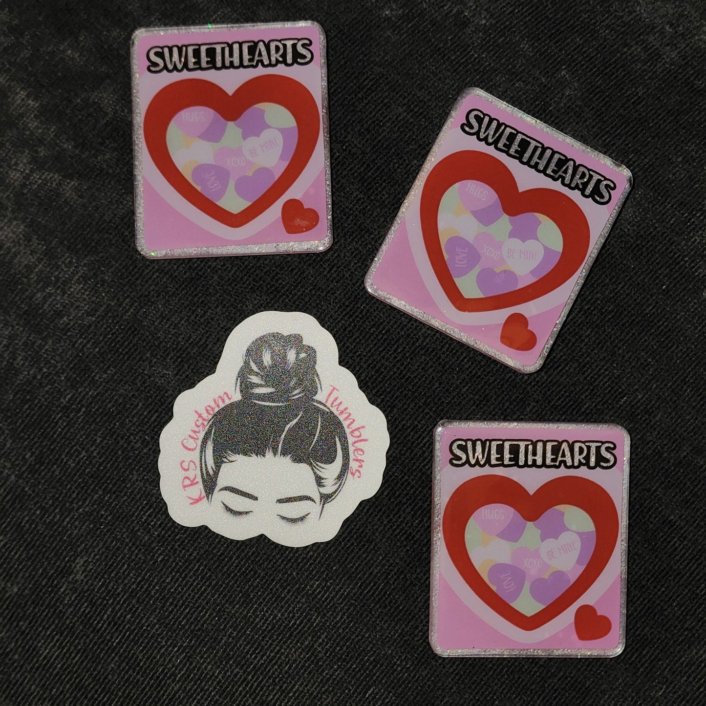 RTS Badge Reels- Heart Candy Box Badge Reels
