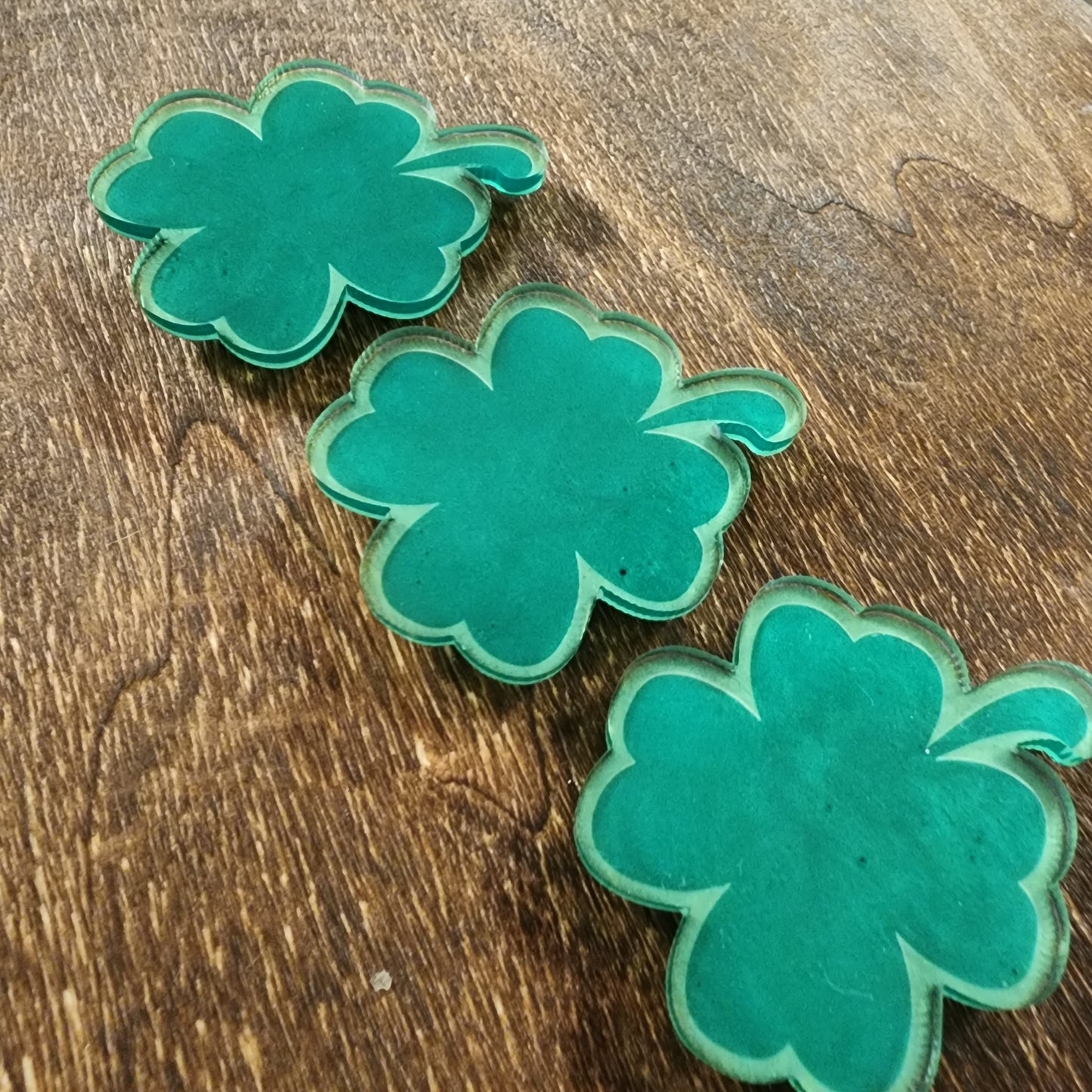 RTS Badge Reels - Four Leaf Clover