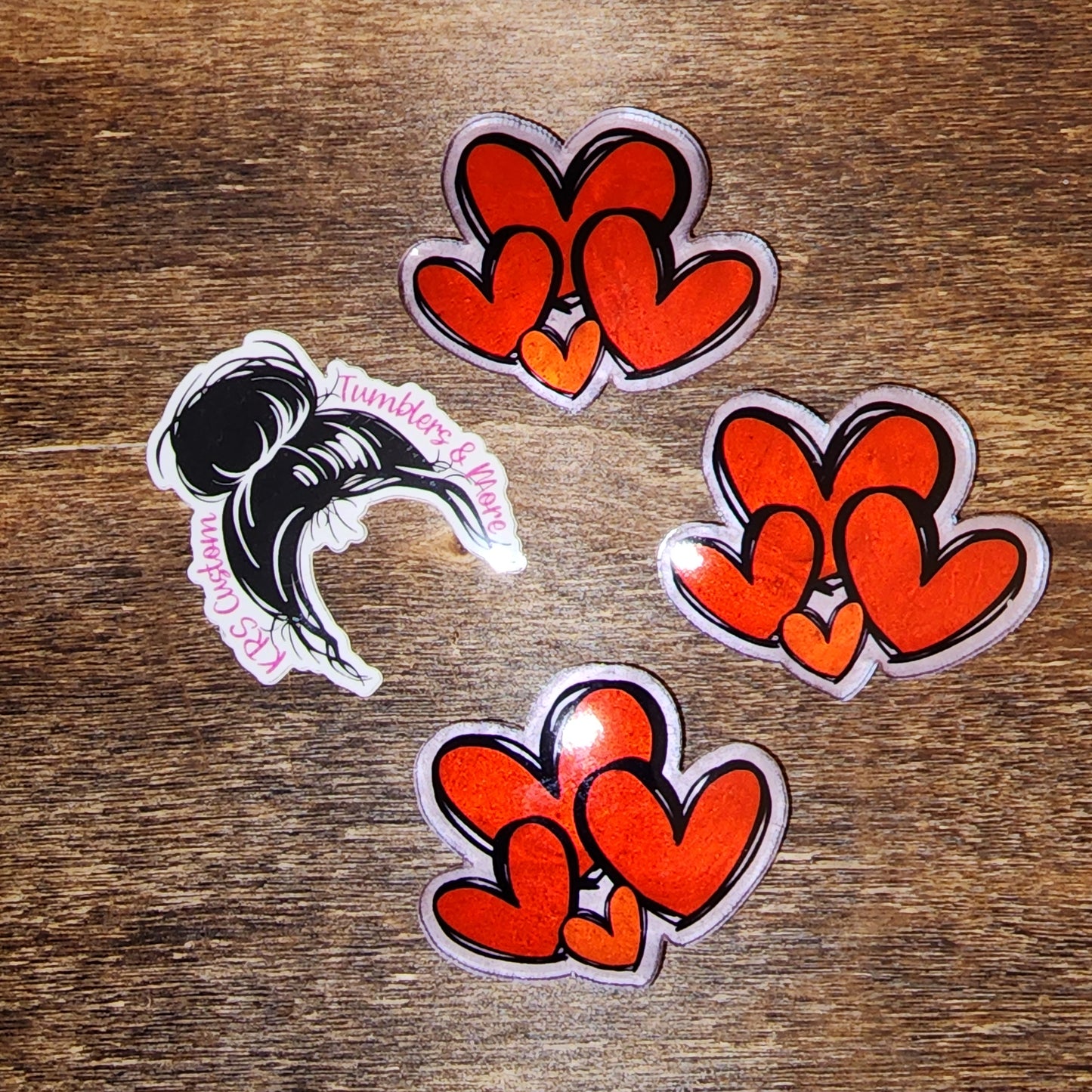 RTS Badge Reels - Doodle Hearts
