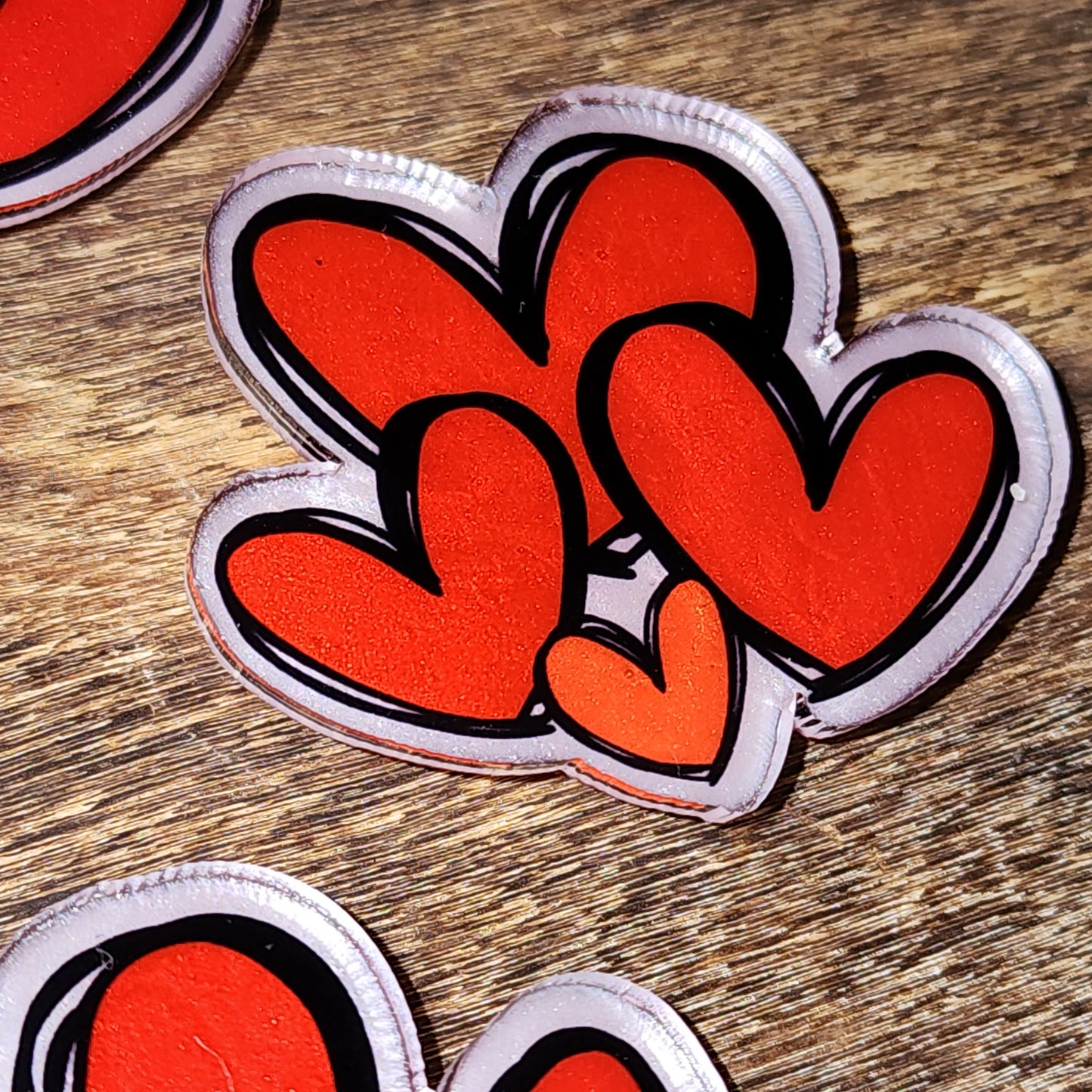 RTS Badge Reels - Doodle Hearts
