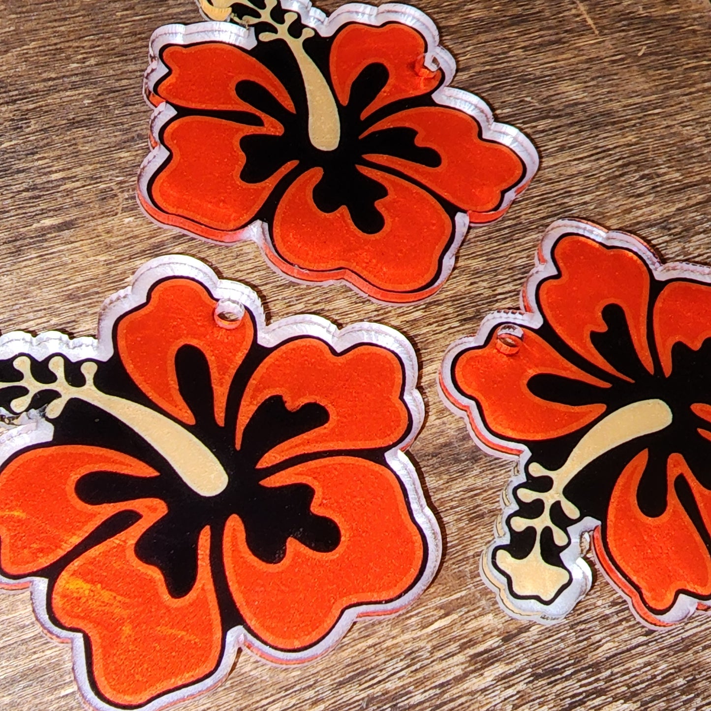 RTS Badge Reels - Hibiscus
