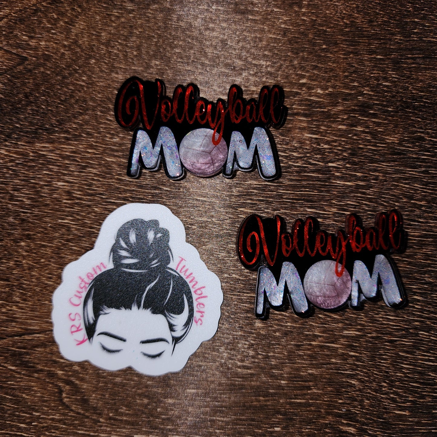 RTS Badge Reels - Volleyball Mom