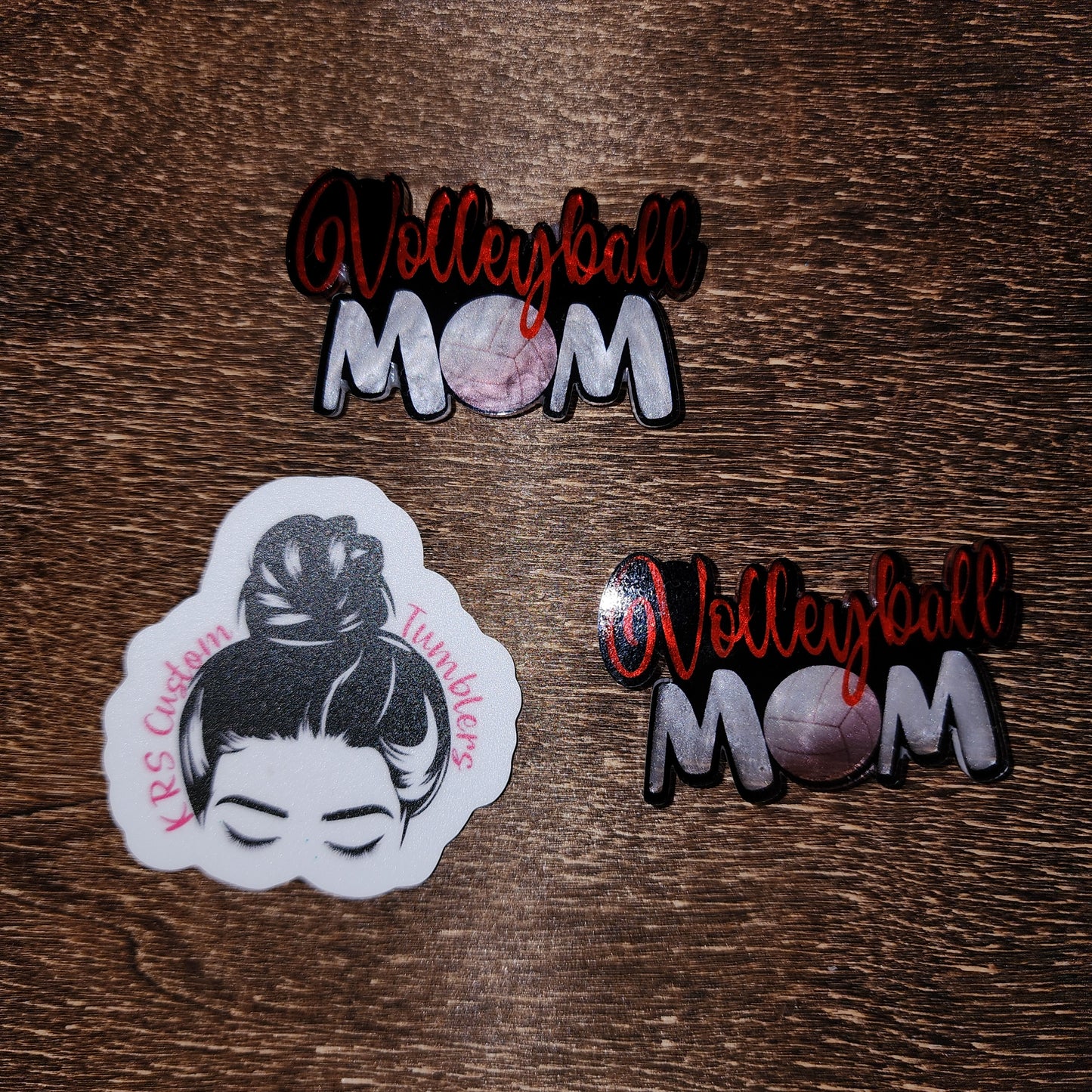 RTS Badge Reels - Volleyball Mom