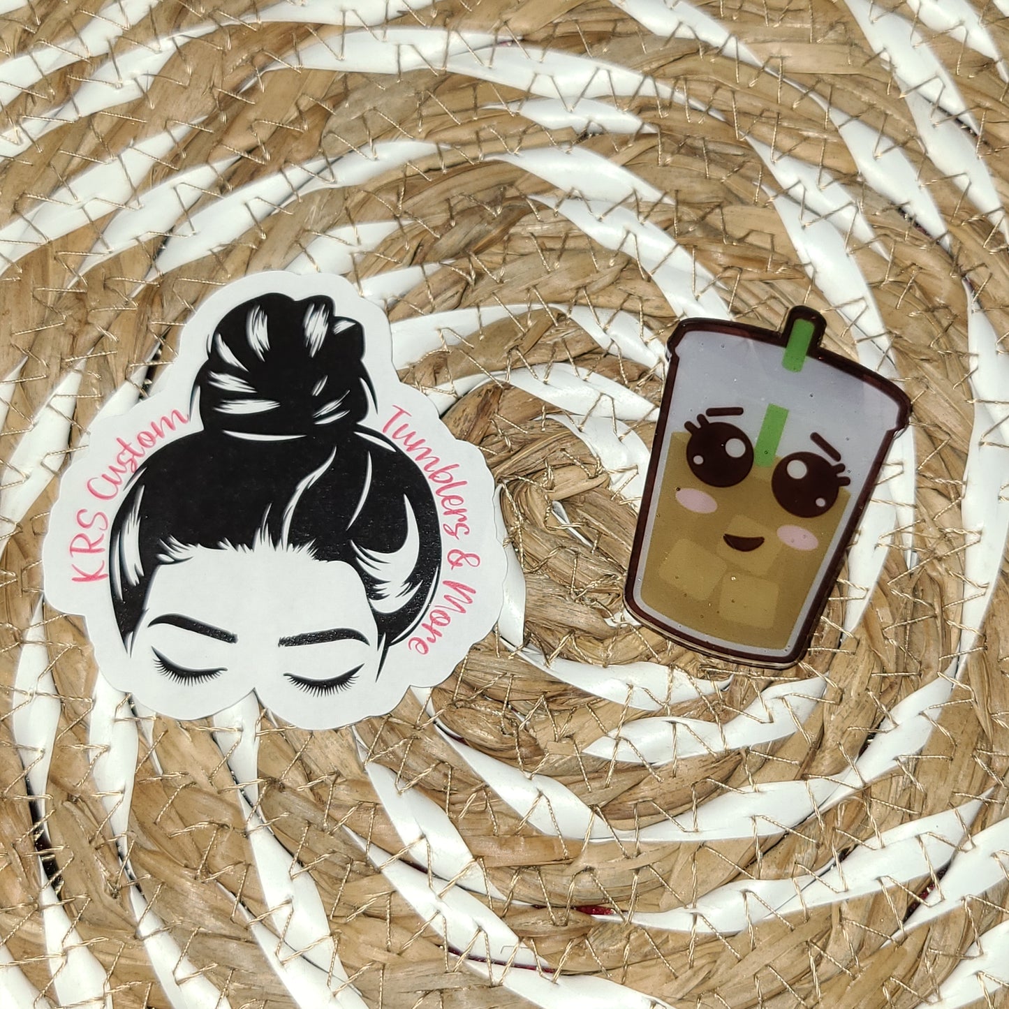RTS Badge Reels - Iced Coffee