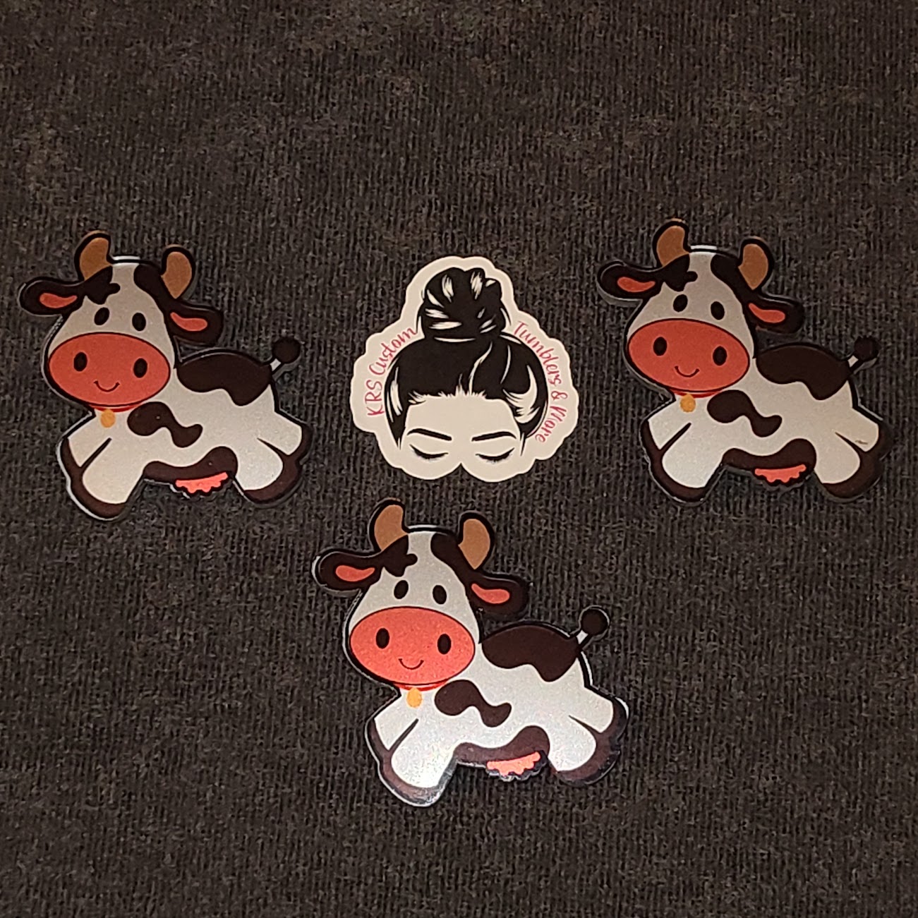 RTS Badge Reels - Jumping Cow