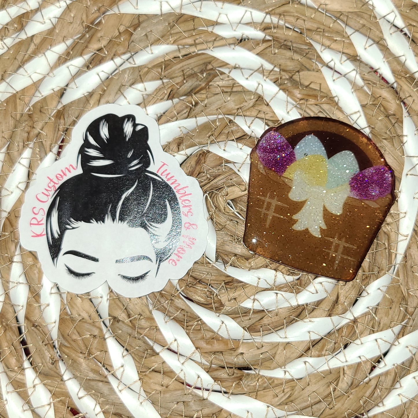 RTS Badge Reels - Easter Egg Basket