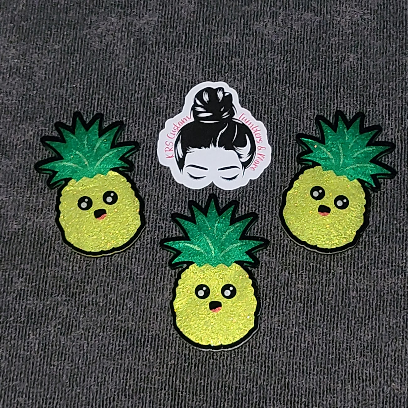 RTS Badge Reels - Baby Pineapple