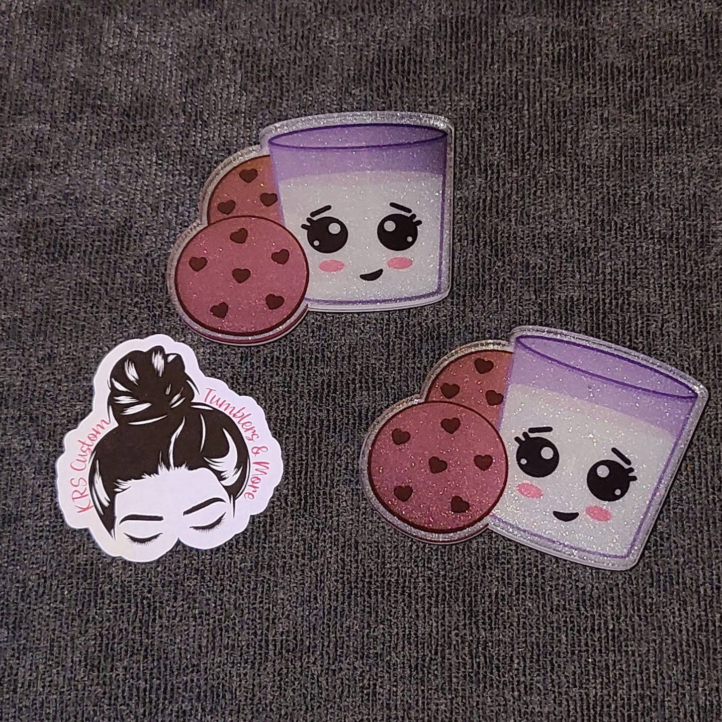 RTS Badge Reels - Milk & Cookies
